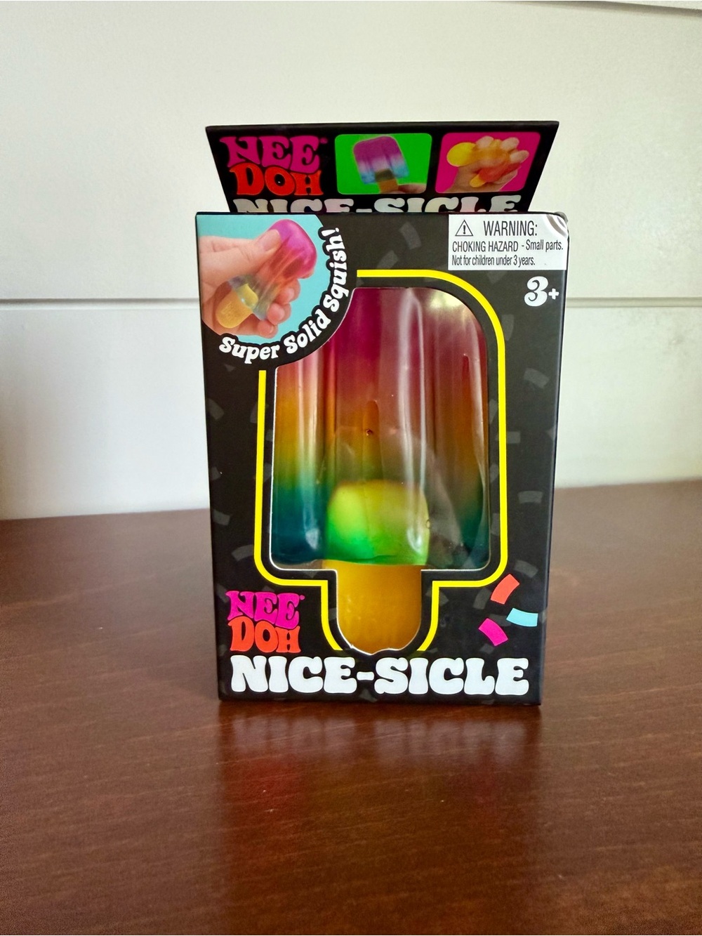 Nee Doh Nice-Sicle Rainbow Squishy Toy - Multicolor